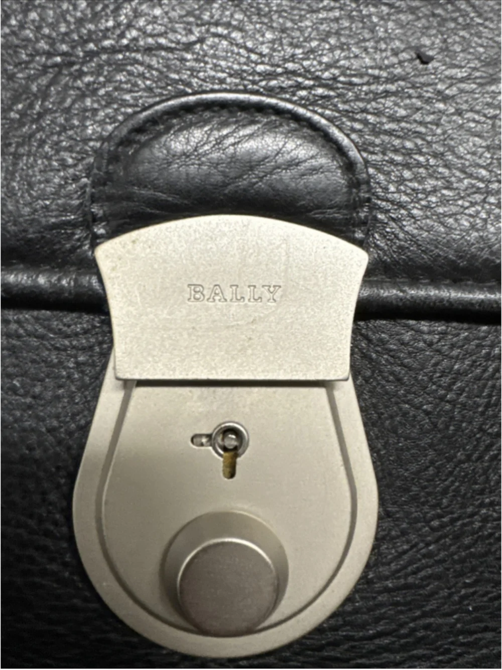 Bally Black Leather Satchel